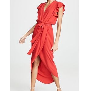 Amanda Uprichard Red Dress Sz L